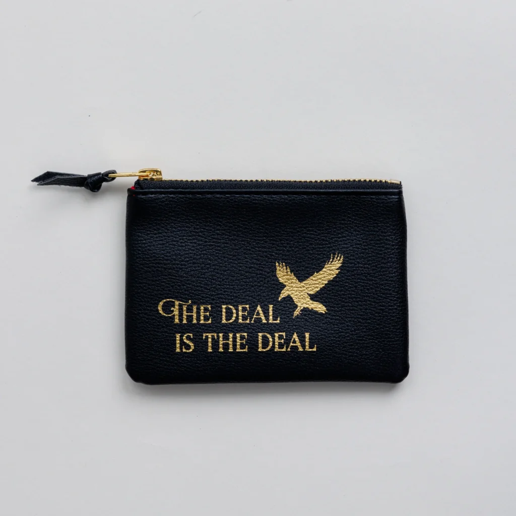 Deal Is the Deal Leather Coin Pouch | Six of Crows