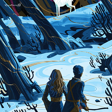 Edge of the Snowy Glade - Shadow & Bone Print