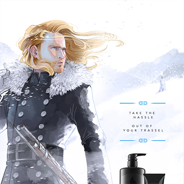 Fresh Snow and Honor - Six of Crows Ad Parody Print